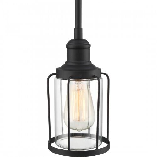 Quoizel LUD1505EK Ludlow Mini pendant 1 light earth black Mini Pendant