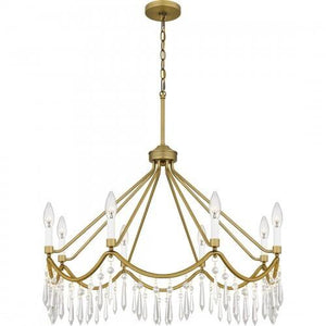 Quoizel AID5030AB Airedale Chandelier 8 lights aged brass Chandelier