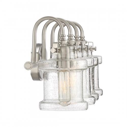 Quoizel DNY8604BN Danbury Bath fixture 4 light brsh nickel Bath Light