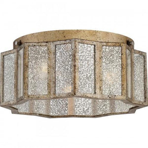 Quoizel SRE1616AGL Shrine Flush mount 16"d aged gold Flush Mount