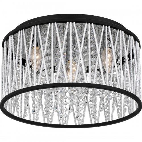 Quoizel PCCET1616MBK Celeste Flush mount 5 lights matte black. Flush Mount