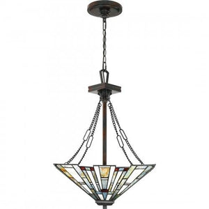 Quoizel TFMK2817VA Maybeck Pendant tiffany 3 light valiant bronze Pendant