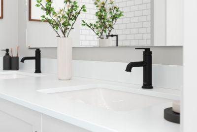 Pfister Matte Black Single Control Bathroom Faucet LG42-COL0B