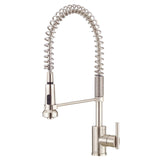 Gerber D455258SS Stainless Steel Parma Pre-rinse Single Handle Spring Spout KITCH...