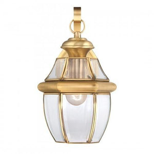 Quoizel NY8316B Newbury Outdoor wall plsh brss 1l Outdoor Lantern