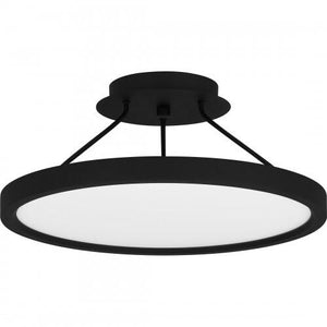 Quoizel OST1815EK Outskirts Semi flush led light earth black Semi-Flush Mount