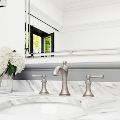 Pfister Brushed Nickel Tisbury Widespread Bath Faucet LG49-TB0K