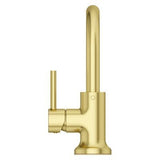 Tenet Single Control 4" Centerset Bathroom Faucet in Brushed Gold