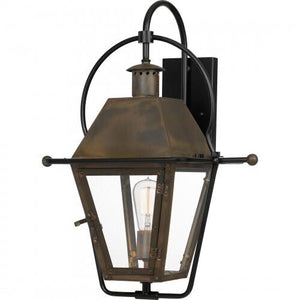 Quoizel RO8418IZ Rue De Royal Outdoor wall 1 light industrial bronze Outdoor Lantern
