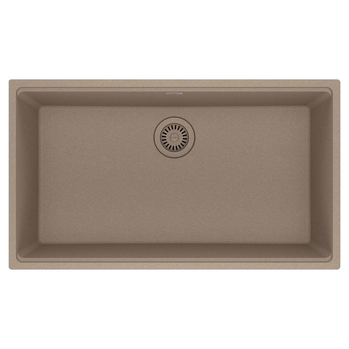 FRANKE MAG11031-OYS Maris Undermount 33-in x 18.94-in Granite Single Bowl Kitchen Sink in Oyster In Oyster
