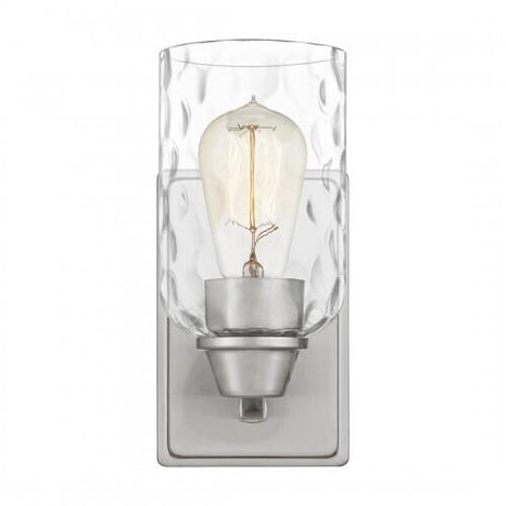 Quoizel ACA8604BN Acacia Wall sconce 1 light brushed nickel Wall Sconce