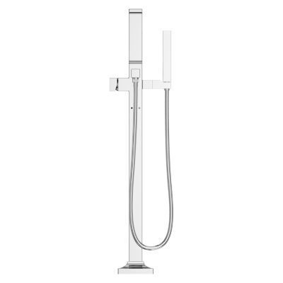 Pfister Polished Chrome Free-standing Tub Filler Without Handles LG6-1VRVC