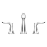 Weller 2-Handle 8 in. Widespread Bathroom Faucet in Polished Chrome