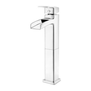Pfister Polished Chrome Kenzo Single Handle Vessel Faucet LG40-DF0C
