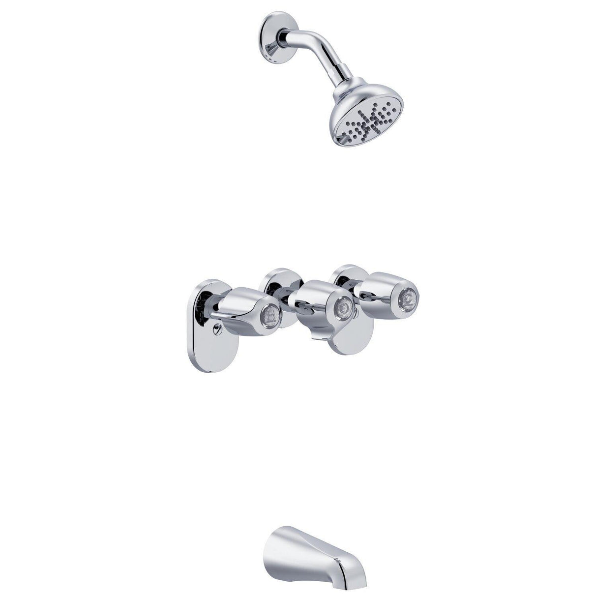 Gerber G004803483 Chrome Classics Three Handle By-pass Valve Body Tub & SHOWER...
