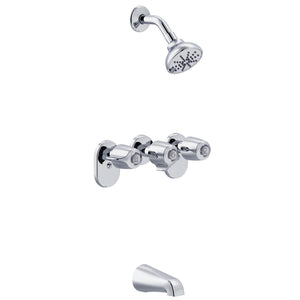 Gerber G004803483 Chrome Classics Three Handle By-pass Valve Body Tub & SHOWER...