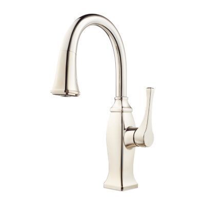 Polished Nickel Briarsfield 1-handle Pull Down Bar and Prep Faucet