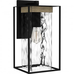 Quoizel LWD8408MBK Longwood Outdoor wall 1 light matte black. Outdoor Lantern