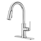 Pfister Polished Chrome 1-handle Pull-down Kitchen Faucet