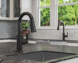 Pfister Tuscan Bronze 1-handle Pull-down Bar/prep Kitchen Faucet GT572-TDY