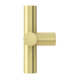 Tenet Single Shower Cross Handle in Brushed Gold