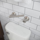 Pfiirst Modern Toilet Paper Holder in Spot Defense Brushed Nickel