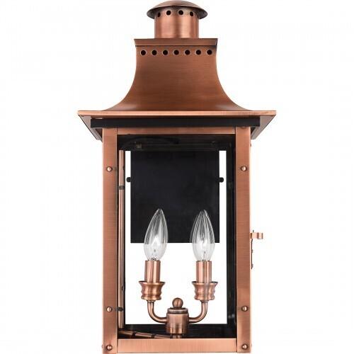 Quoizel CM8410AC Chalmers Outdoor wall lantern aged copr Outdoor Lantern