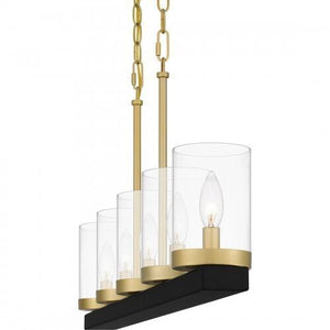 Quoizel GRL539MBK Greeley Island 5 lights matte black Island Light