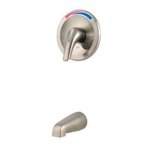 Pfirst Series 1-Handle Tub Trim in Brushed Nickel