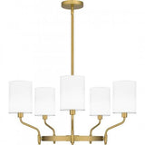 Quoizel PKN5025AB Parkington Chandelier 5 lights aged brass Chandelier