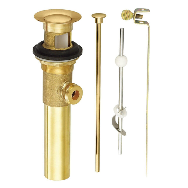 Gerber D495002BN Brushed Nickel 1 1/4" Metal Pop-up Drain Assembly With Lift Rod