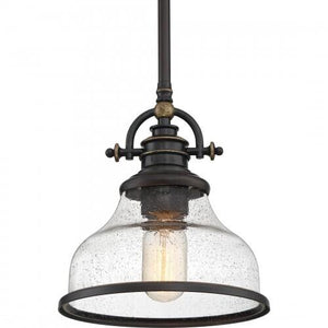 Quoizel GRTS1508PN Grant Mini pendant 1 light palladian bronze Mini Pendant