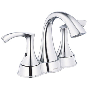 Gerber D301122BN Brushed Nickel Antioch Two Handle Centerset Lavatory Faucet