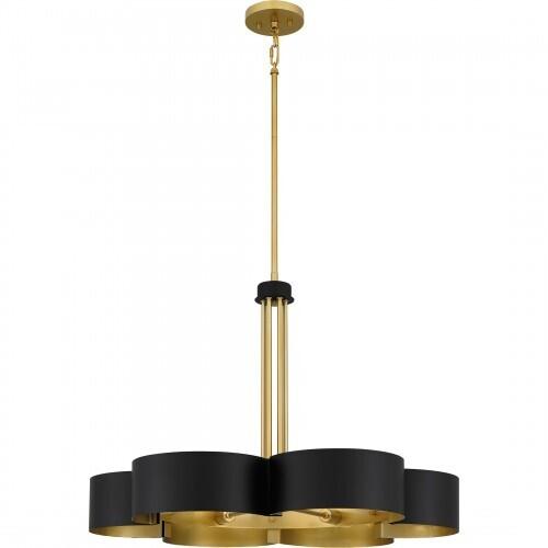 Quoizel BSM5028MBK Balsam Chandelier 6 lights matte black Chandelier