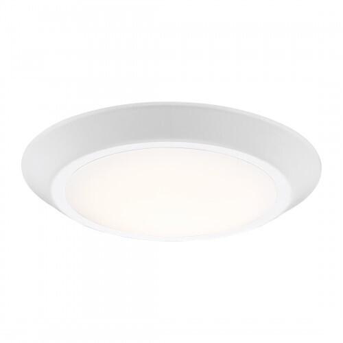 Quoizel VRG1608W Verge Flush mount 8"d white Flush Mount