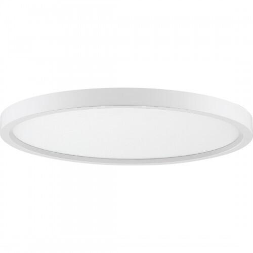 Quoizel OST1715W Outskirts Flush mount 15"d white Flush Mount