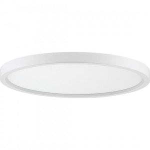 Quoizel OST1715W Outskirts Flush mount 15"d white Flush Mount