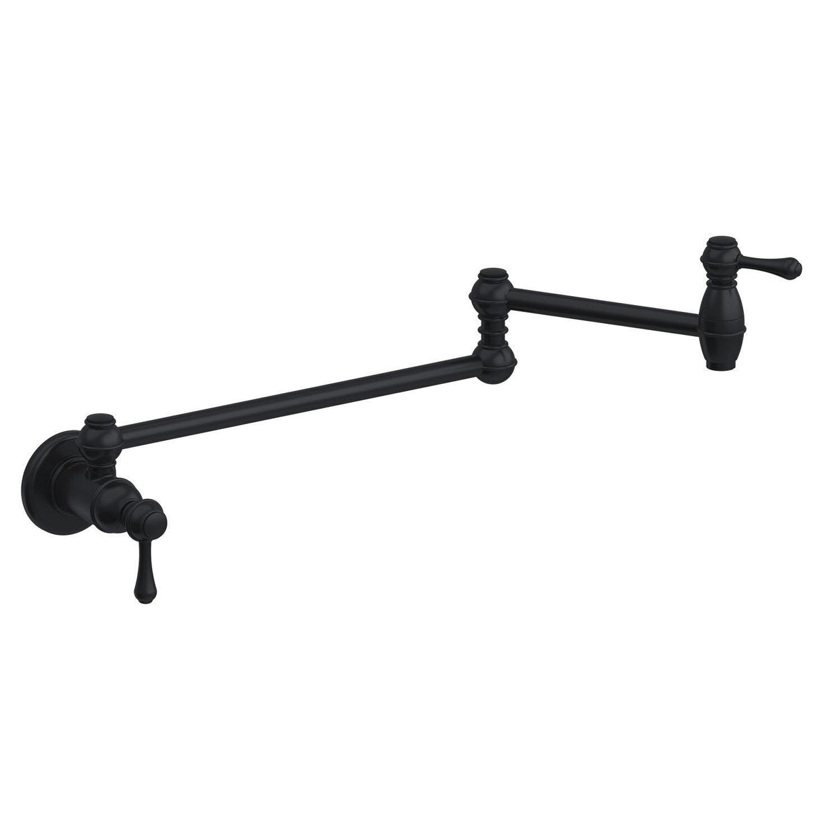 Gerber D205057BS Satin Black Opulence Wall Mount Pot Filler