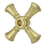 Tisbury Optional Cross Handle - Diverter in Brushed Gold