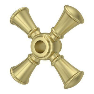 Tisbury Optional Cross Handle - Diverter in Brushed Gold
