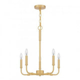 Quoizel ABR5018AB Abner Chandelier  5 light aged brass Chandelier