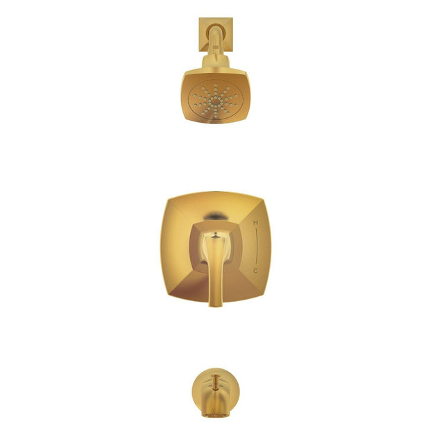 Gerber D502018BBTC Brushed Bronze Vaughn Tub & Shower Trim Kit, 2.0GPM