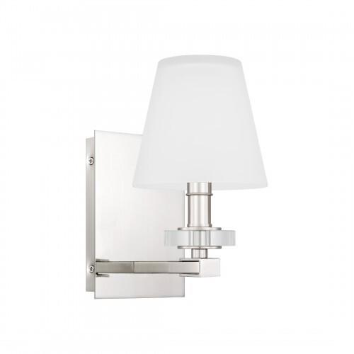 Quoizel KLS8605PK Kelsey Glen Wall 1 light polished nickel Wall Sconce