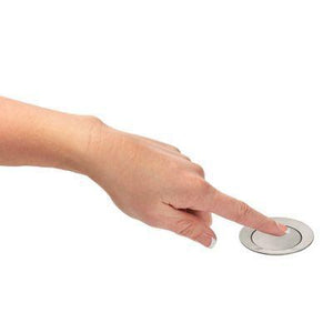 Pfister Brushed Nickel Push and Seal All Metal Drain 972-101J