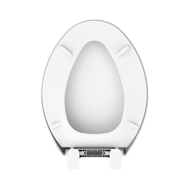 Gerber G009921309 Biscuit Adjustable Slow Close Elongated Toilet Seat With Cover