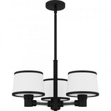 Quoizel KYL2822MBK Kylen Chandelier 3 lights matte black Pendant