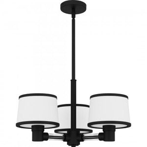 Quoizel KYL2822MBK Kylen Chandelier 3 lights matte black Pendant