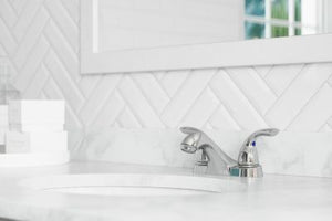 Pfister Polished Chrome Pfirst Series Centerset Bath Faucet LG143-6100