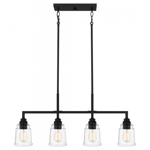 Quoizel MCI433MBK McIntire Island 4 lights matte black Island Light