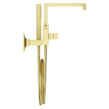 Verve Wall-mount Tub Filler without Handles in Brushed Gold
